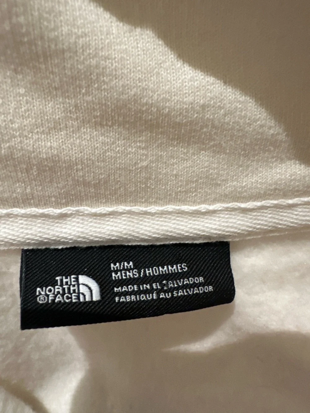 The North Face Men's AXYS ¼-Zip Fleece in White Dune Mens Size M - Picture 8 of 8